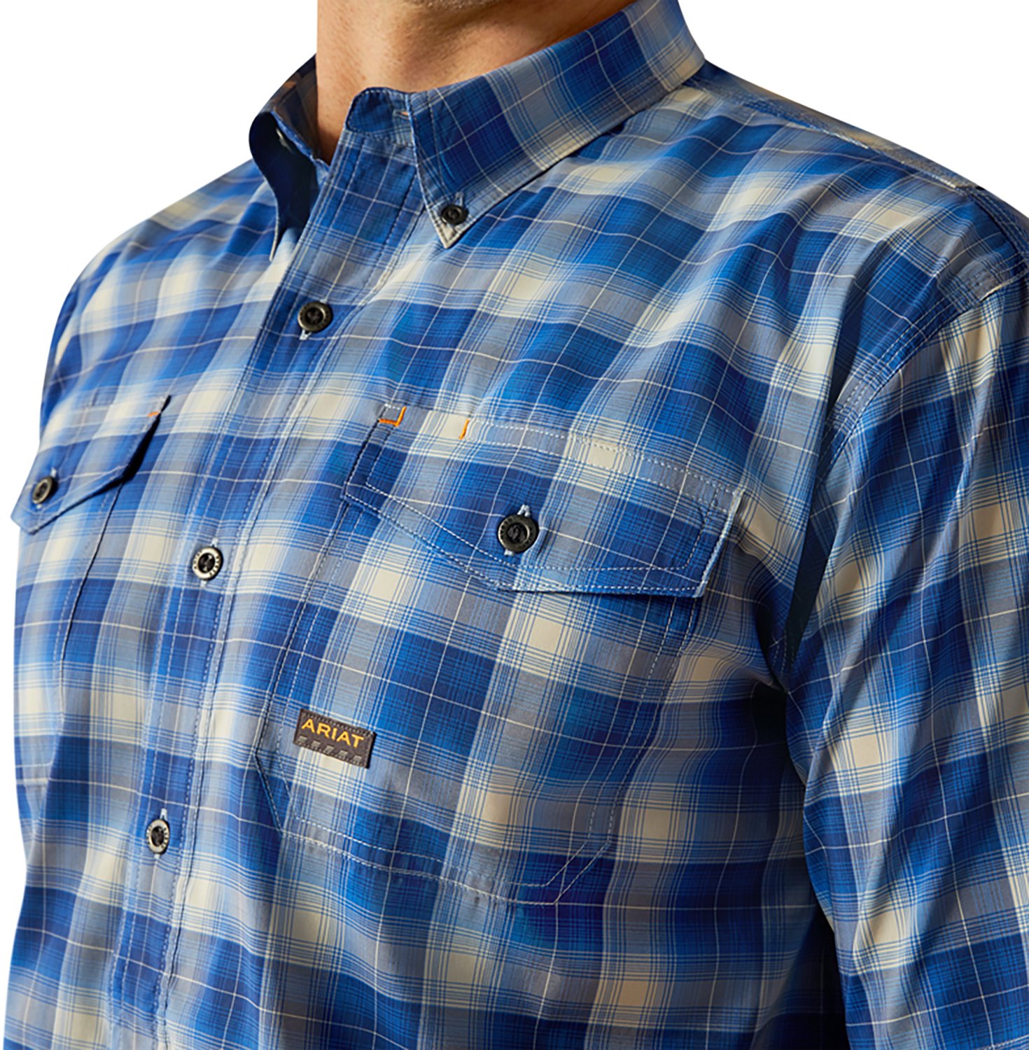 Ariat Men's Rebar Made Tough VentTEK DuraStretch Work Shirt - view number 3