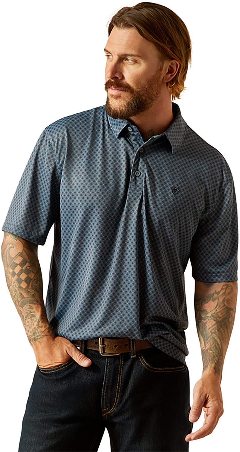Ariat Men's Allover Print Polo Shirt - view number 1
