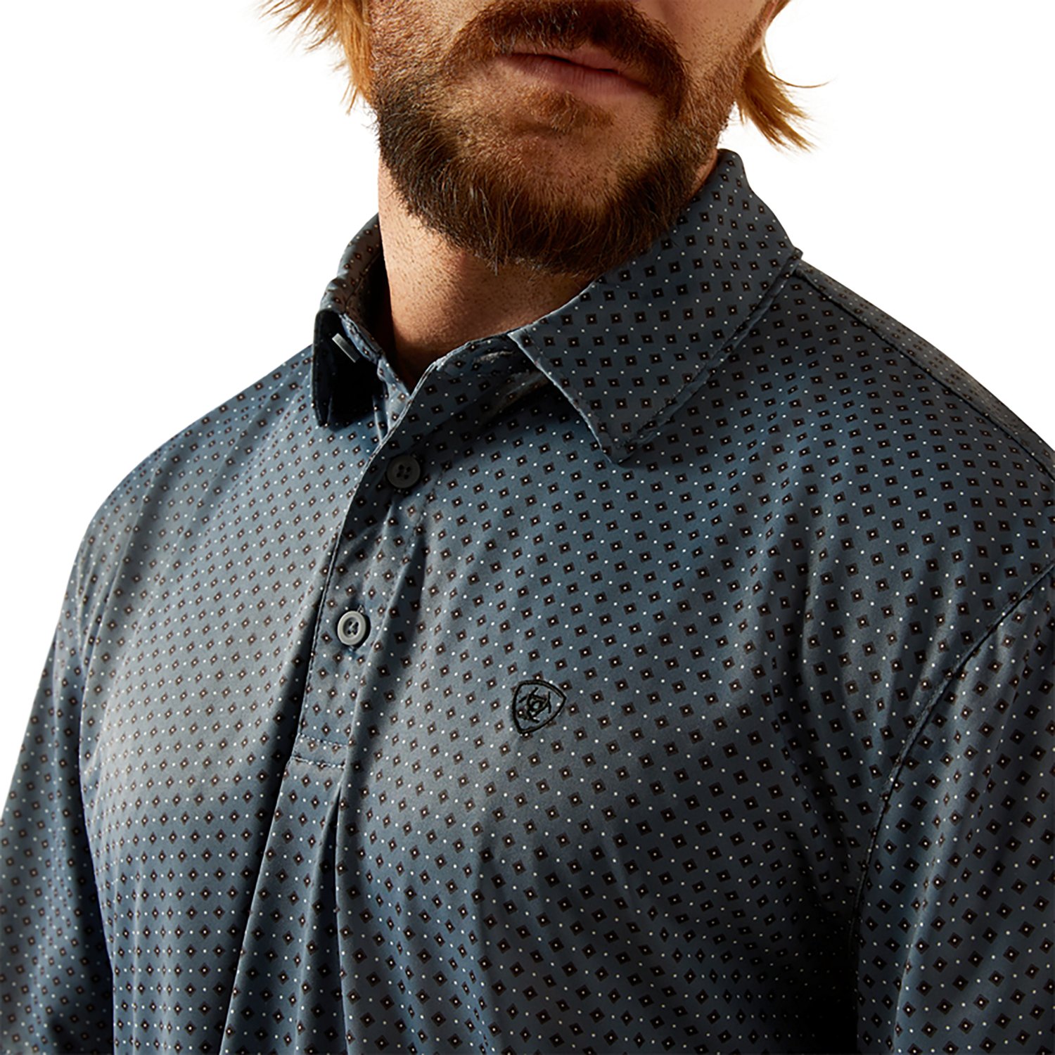 Ariat Men's Allover Print Polo Shirt - view number 3