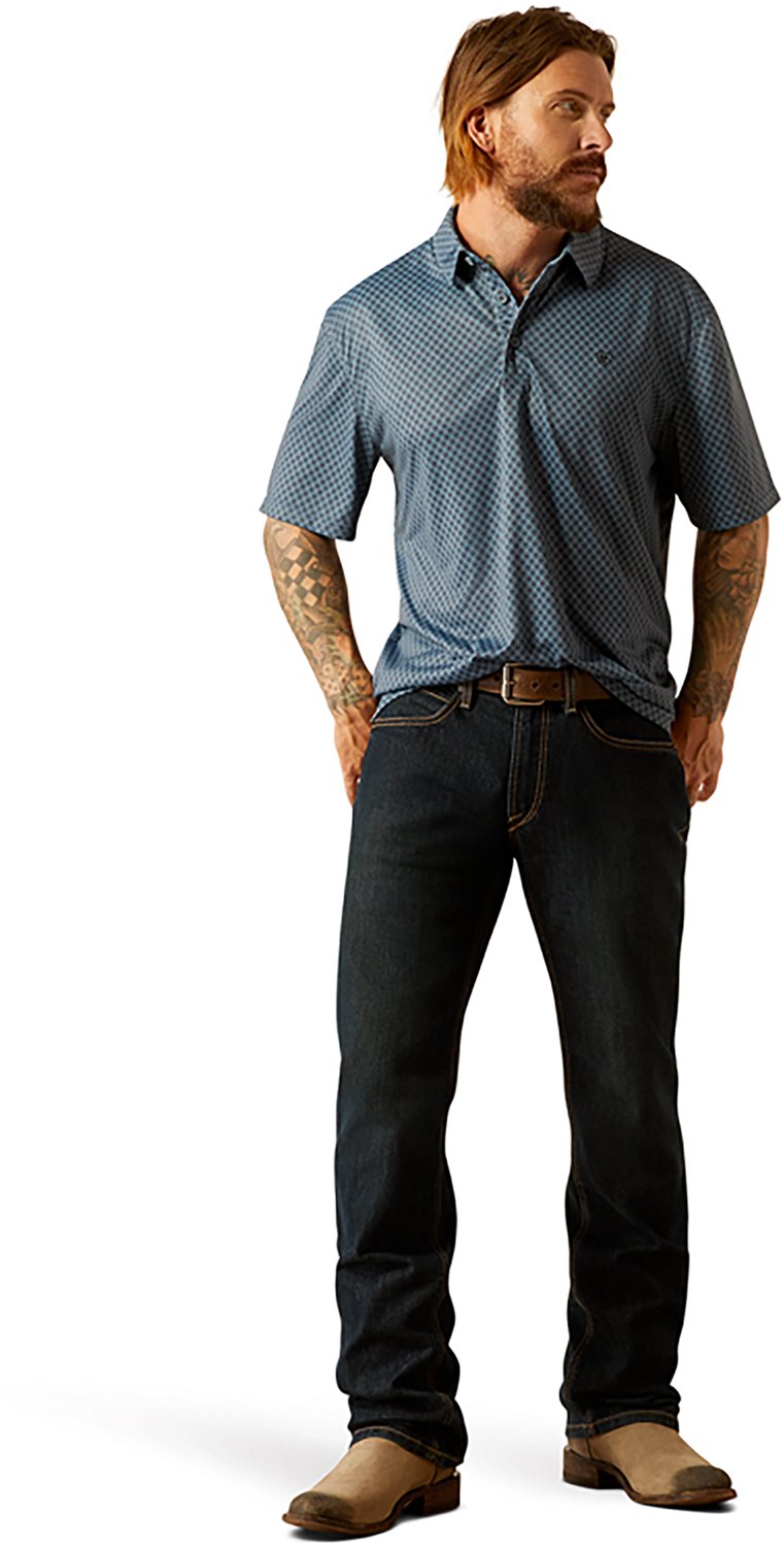 Ariat Men's Allover Print Polo Shirt - view number 5