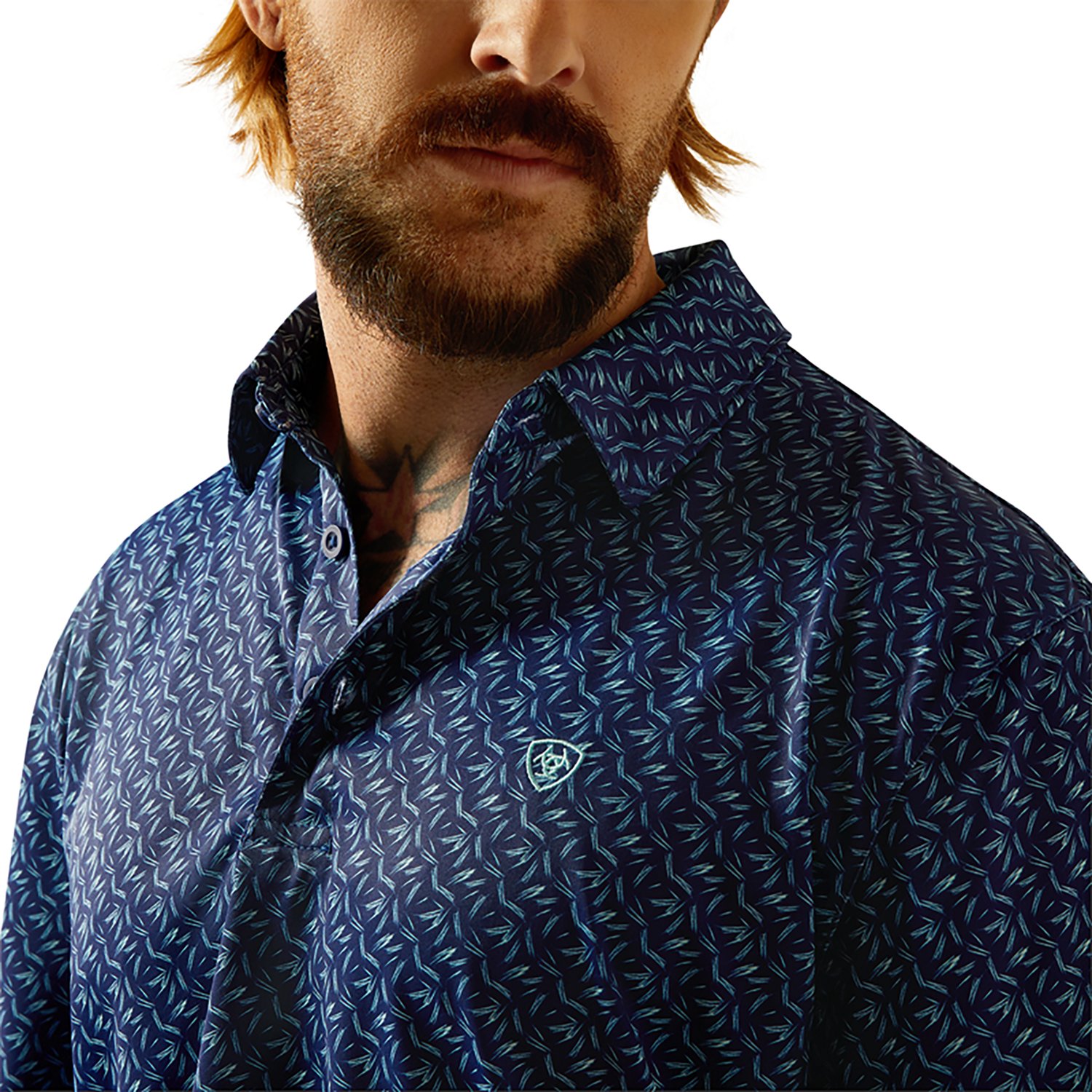 Ariat Men's Allover Print Polo Shirt - view number 3