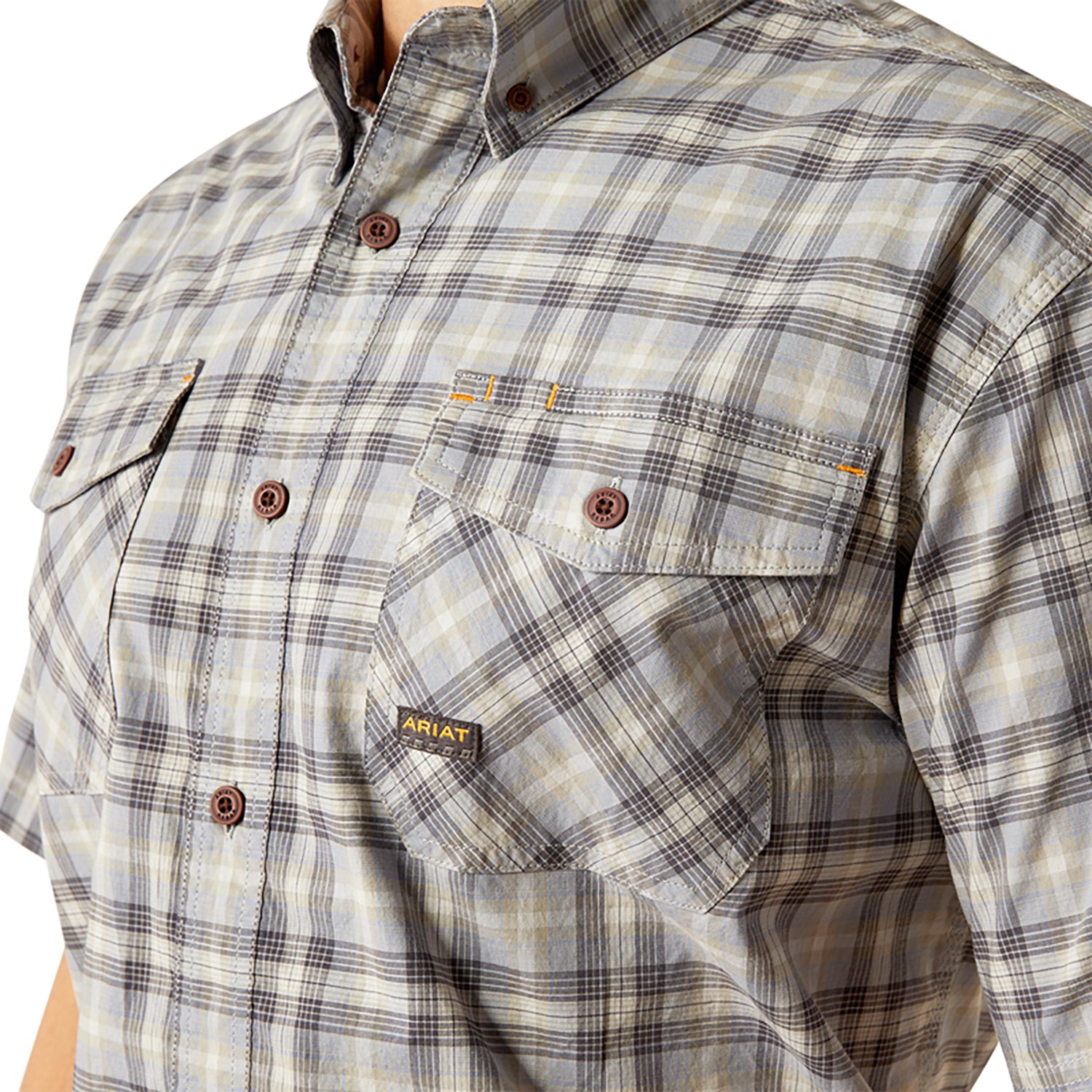 Ariat Men's Rebar Made Tough DuraStretch Work Shirt - view number 3