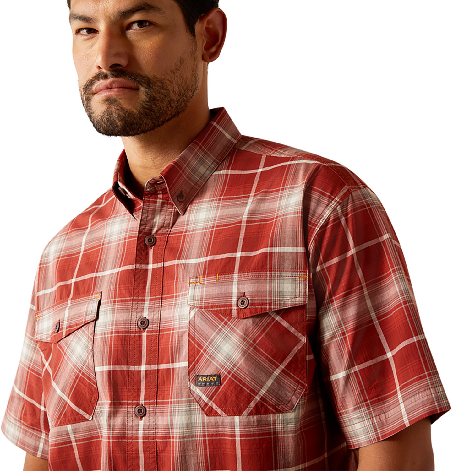 Ariat Men's Rebar Made Tough DuraStretch Work Shirt - view number 3