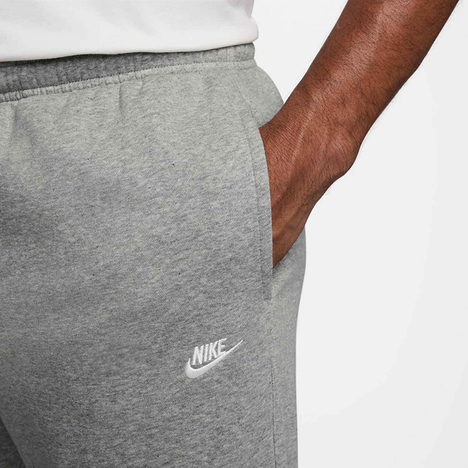 Nike Men's Club Open Hem Brushed Fleece Pants - view number 3