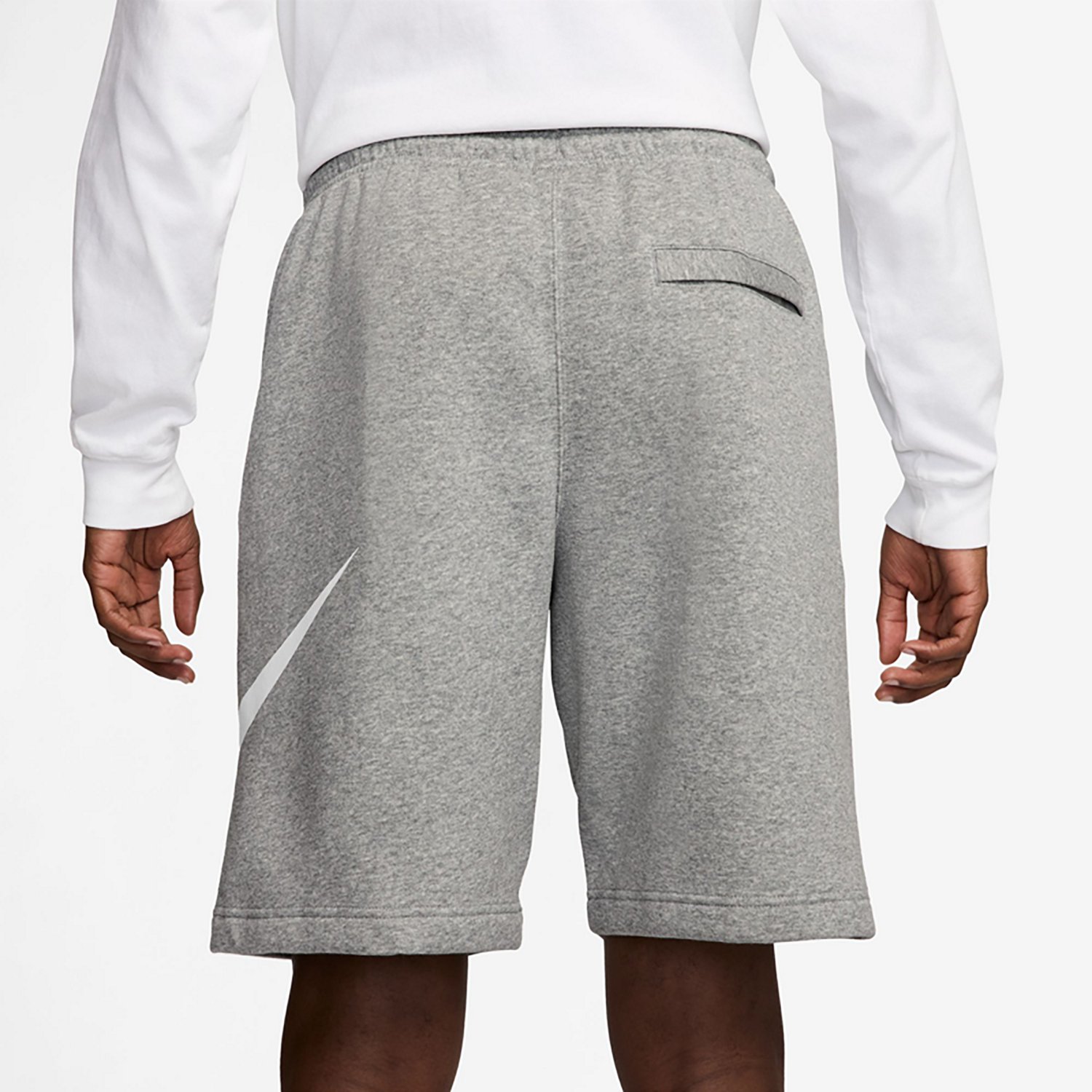 Nike Men's Club Brushed Fleece Graphic Shorts 7 in. - view number 2