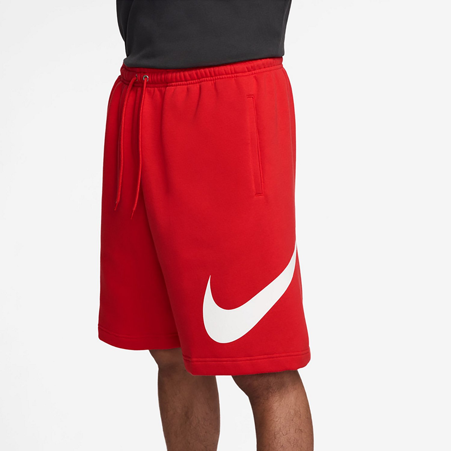 Nike Men's Club Brushed Fleece Graphic Shorts 7 in. - view number 3