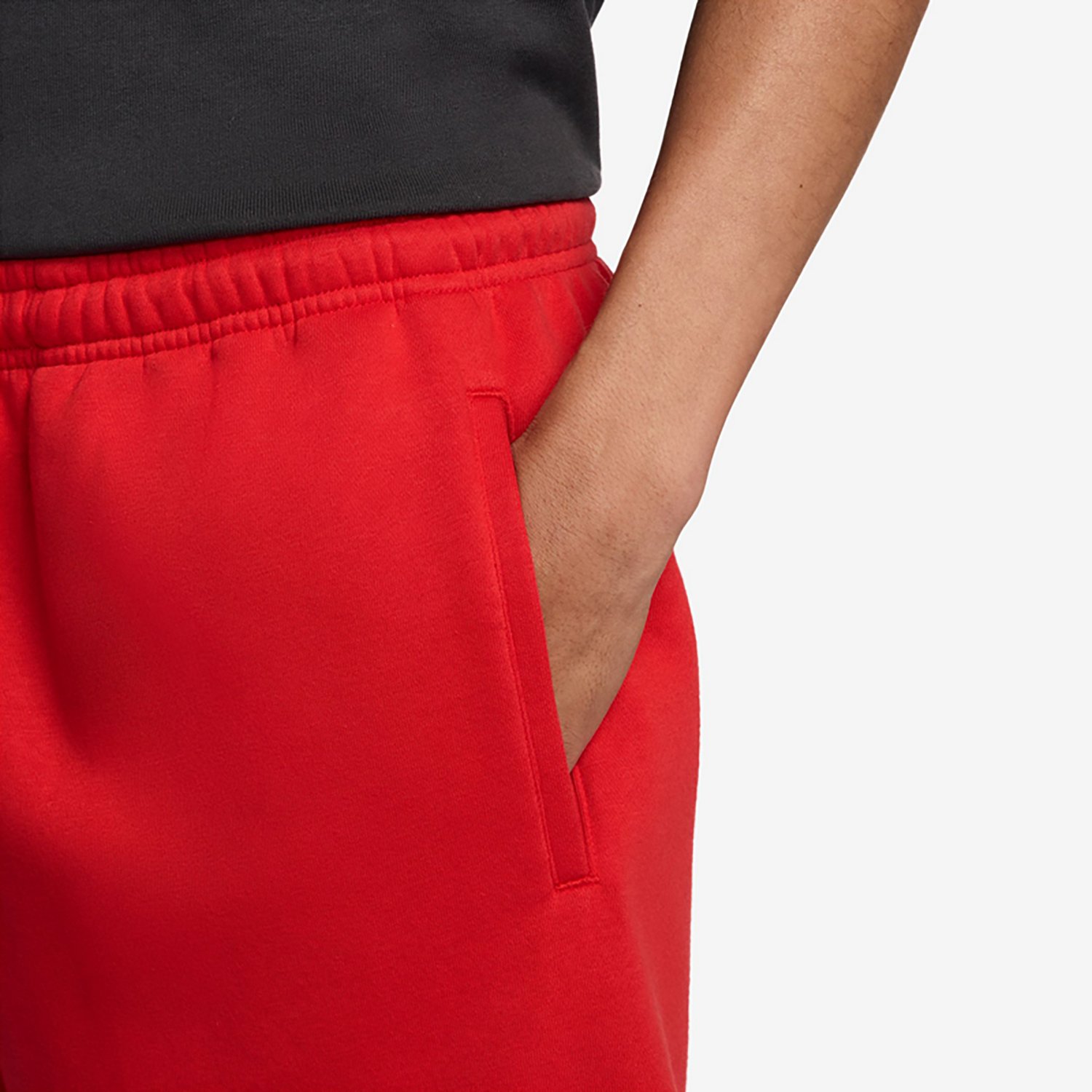 Nike Men's Club Brushed Fleece Graphic Shorts 7 in. - view number 4