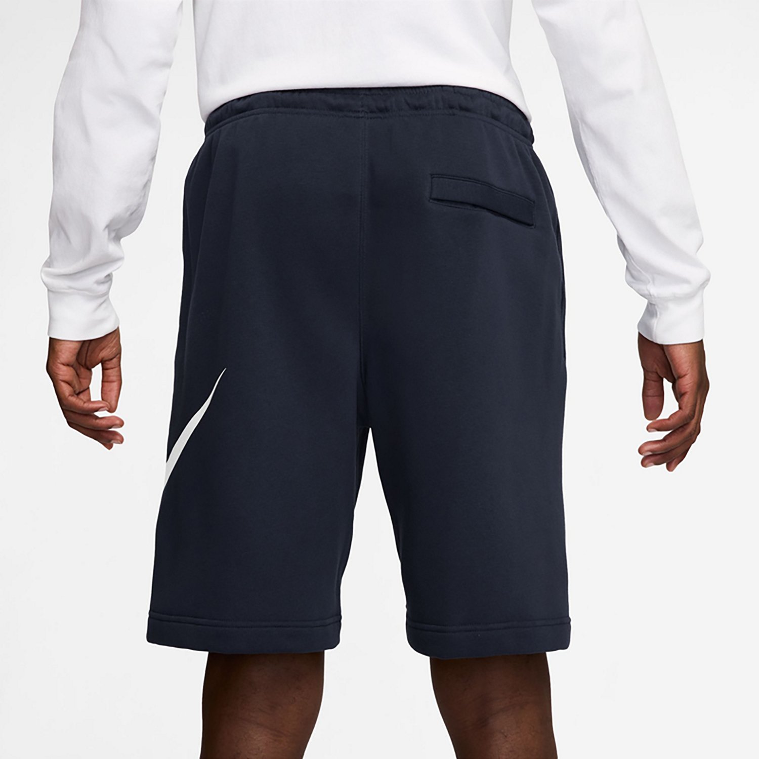 Nike Men's Club Brushed Fleece Graphic Shorts 7 in. - view number 2