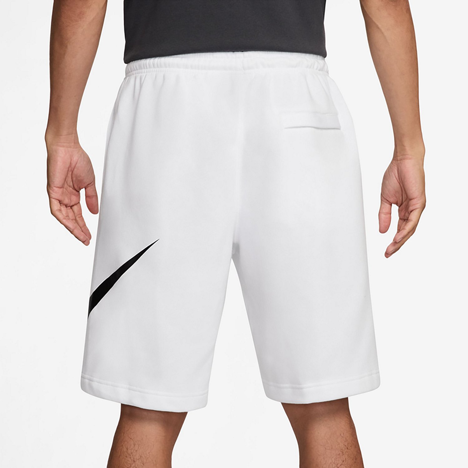 Nike Men's Club Brushed Fleece Graphic Shorts 7 in. - view number 2