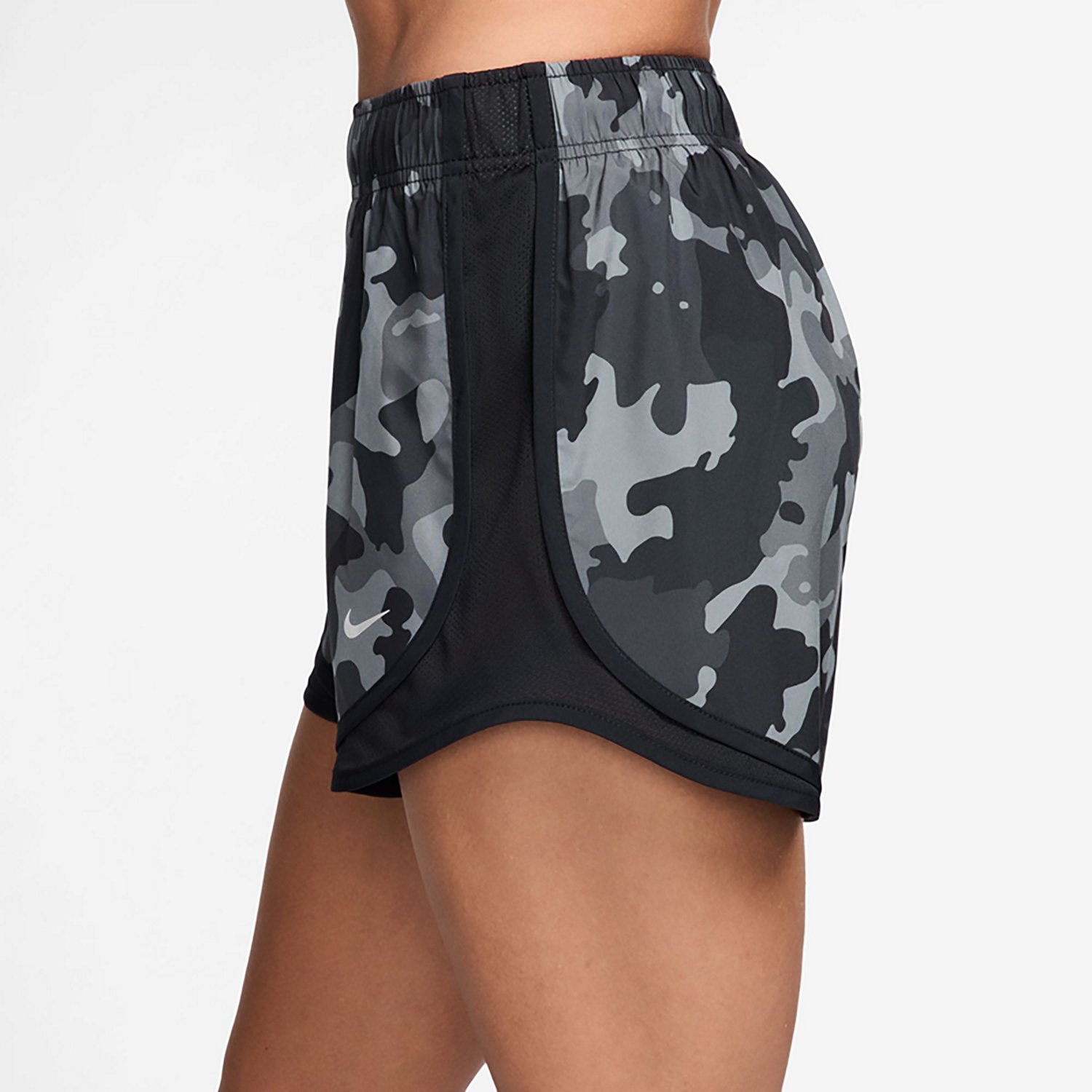 Nike Women's Tempo Dri-FIT Mid Rise Camo Running Shorts 3 in - view number 3