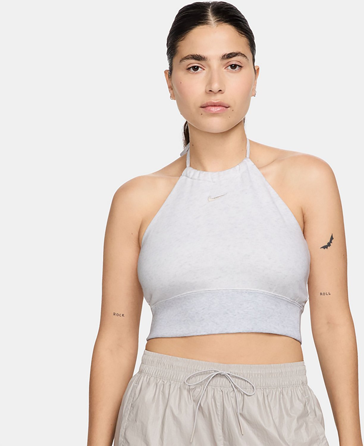 Nike Women's Sportswear Chill French Terry Cropped Halter Top