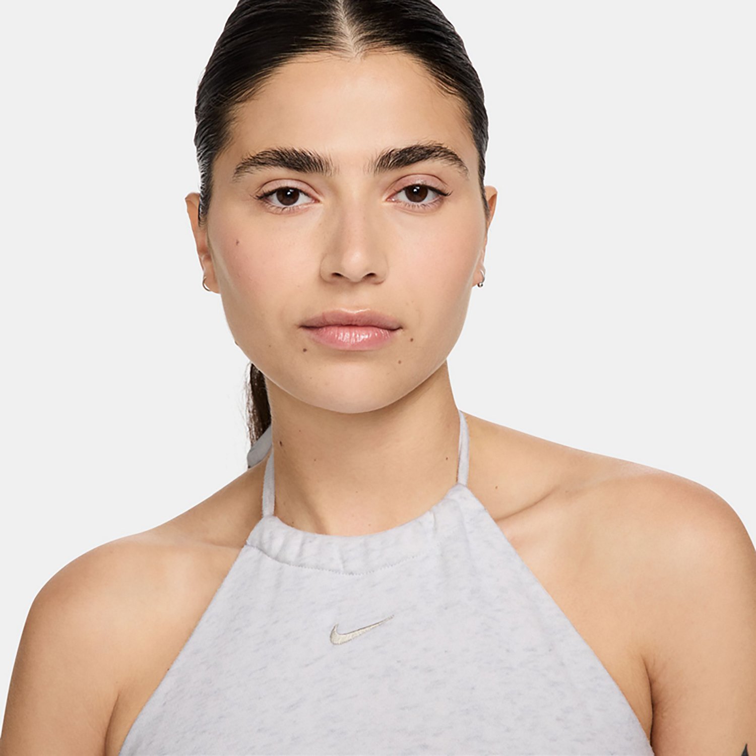 Nike Women's Sportswear Chill French Terry Cropped Halter Top - view number 3