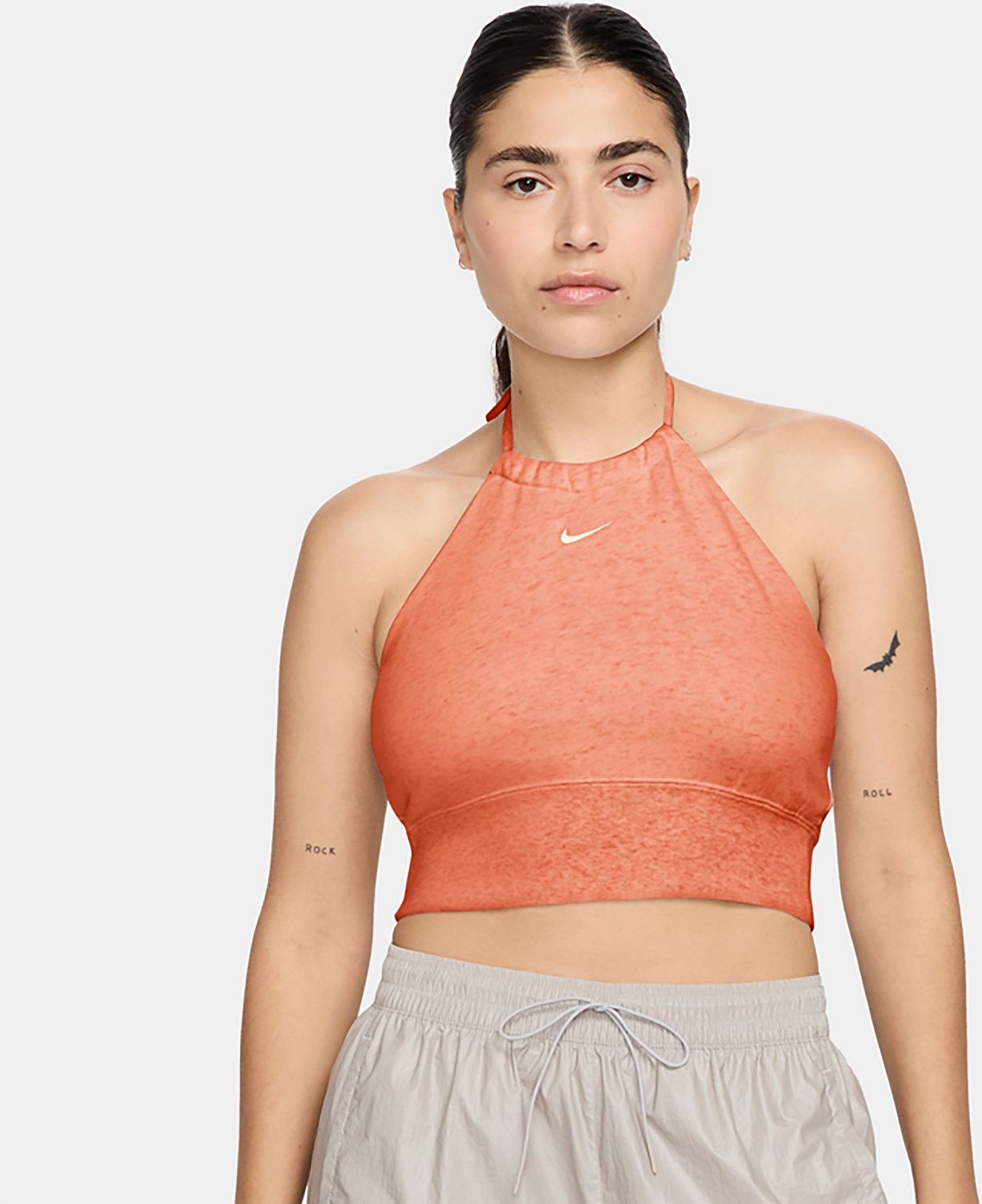 Nike Women's Sportswear Chill French Terry Cropped Halter Top
