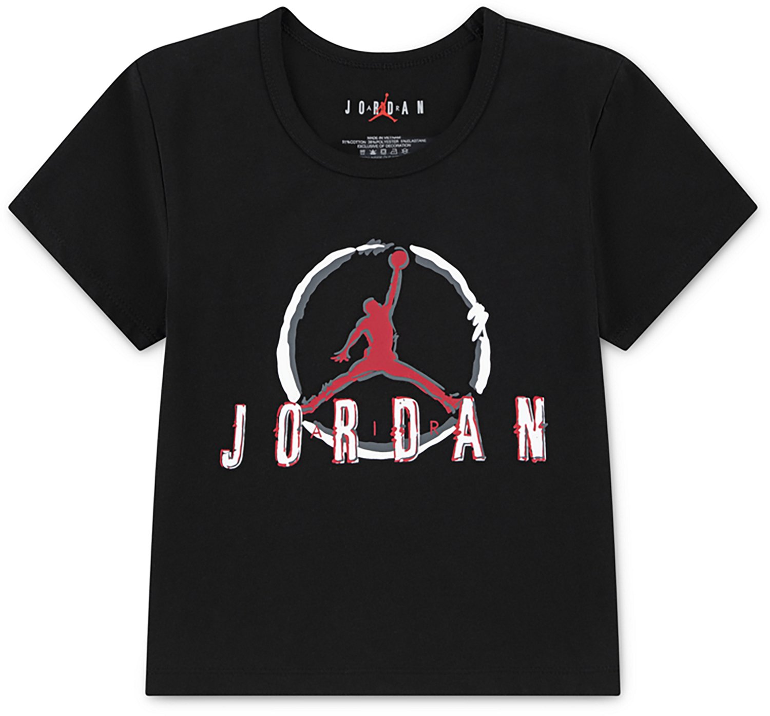Jordan Girls' Jumpman Scribble Short Sleeve T-shirt - view number 3