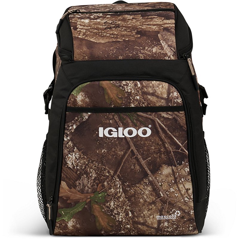 Igloo Gizmo 30 Can Real Tree APX Backpack Brown/Dark Green - Prsnl Coolrs Soft/Hard at Academy Sports