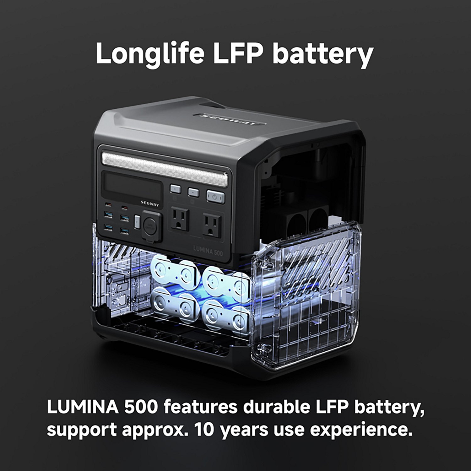 Segway Portable Power Station Lumina 500                                                                                         - view number 2