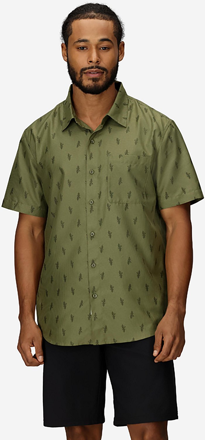 Marmot Men's AirExchange Perforated Short Sleeve Pattern Shirt