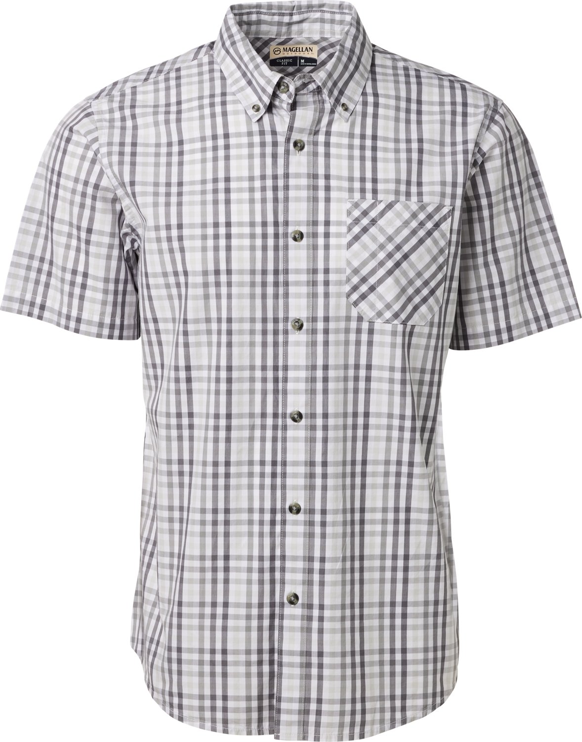 Magellan Outdoors Men's Summerville Plaid Short Sleeve Shirt - view number 1
