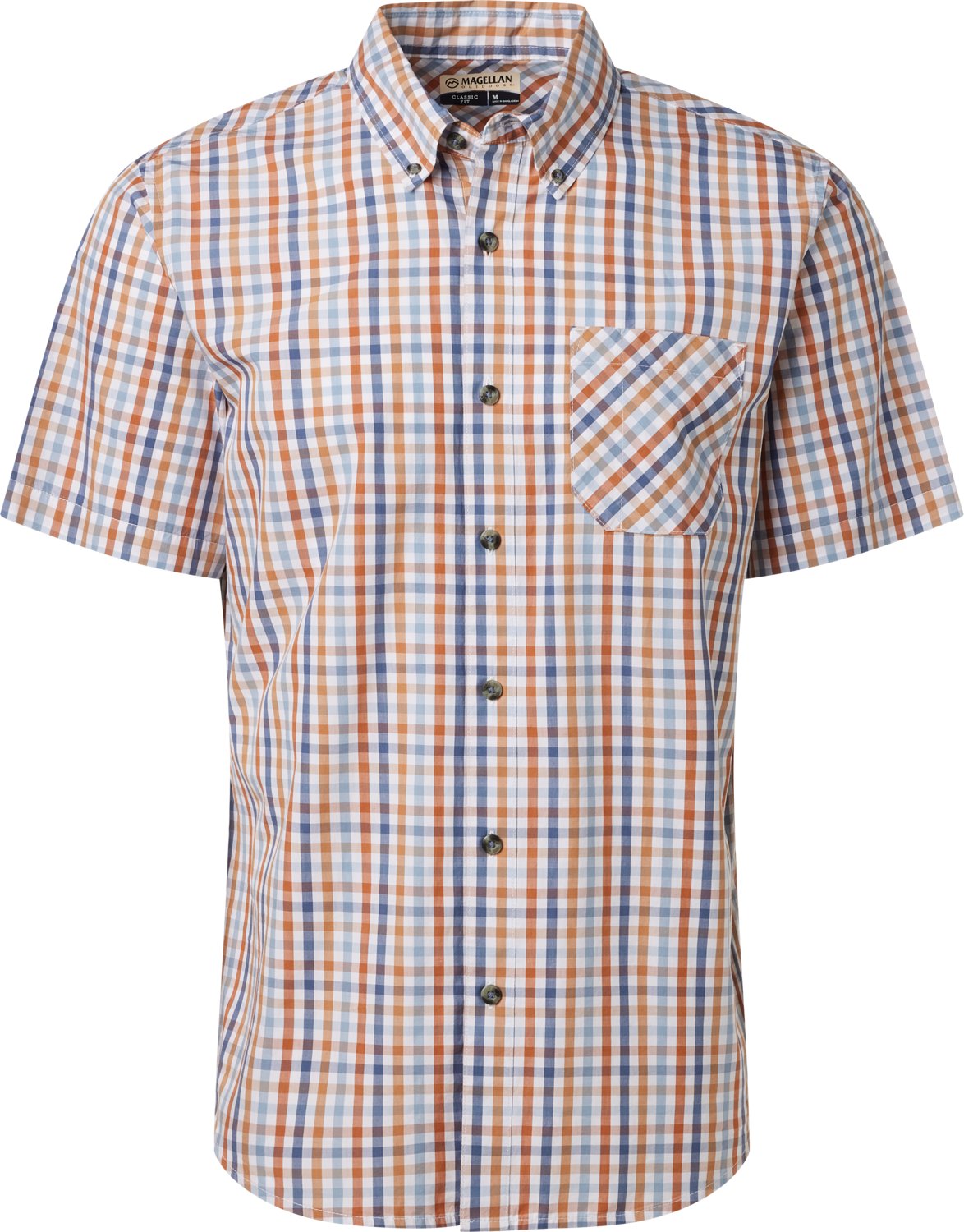Magellan Outdoors Men's Summerville Plaid Short Sleeve Shirt - view number 3