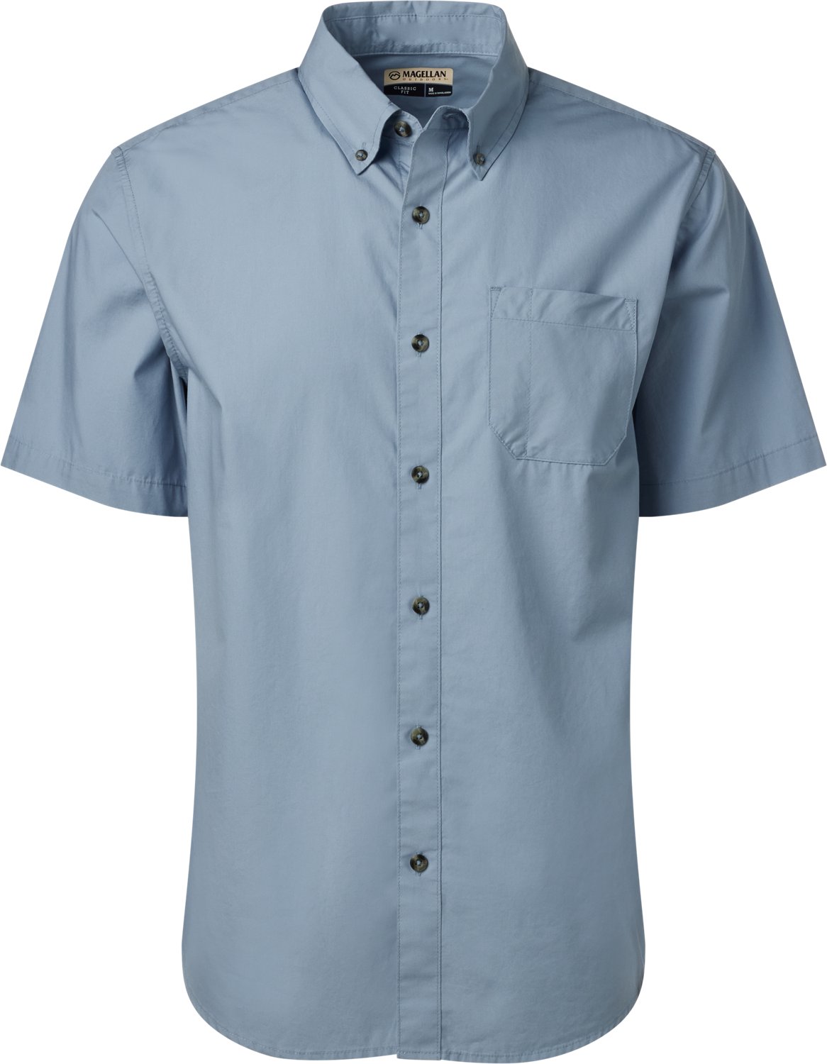 Magellan Outdoors Men's Summerville Solid Short Sleeve Shirt - view number 1