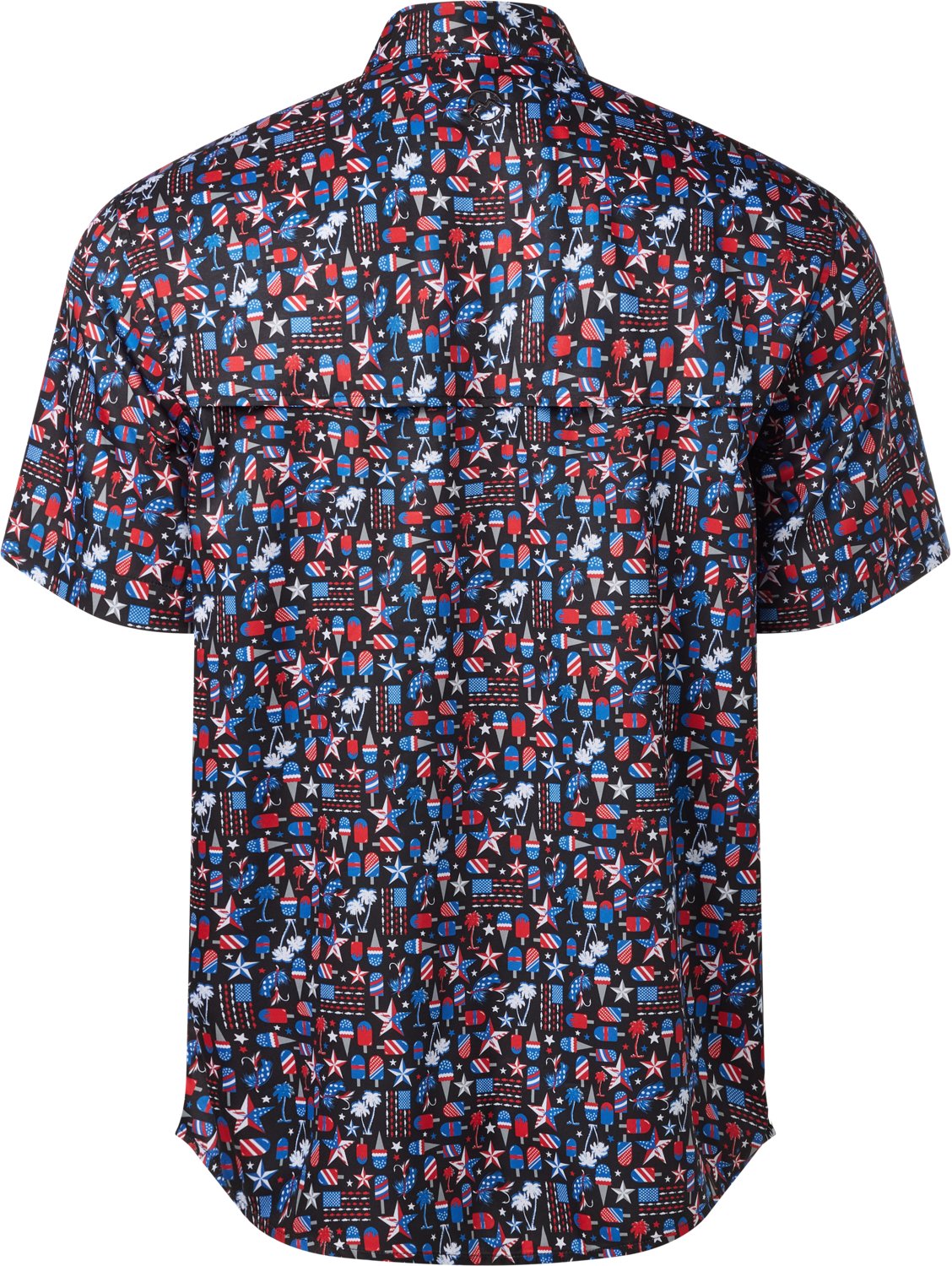 Magellan Outdoors Men's Americana Print Short Sleeve Shirt - view number 4