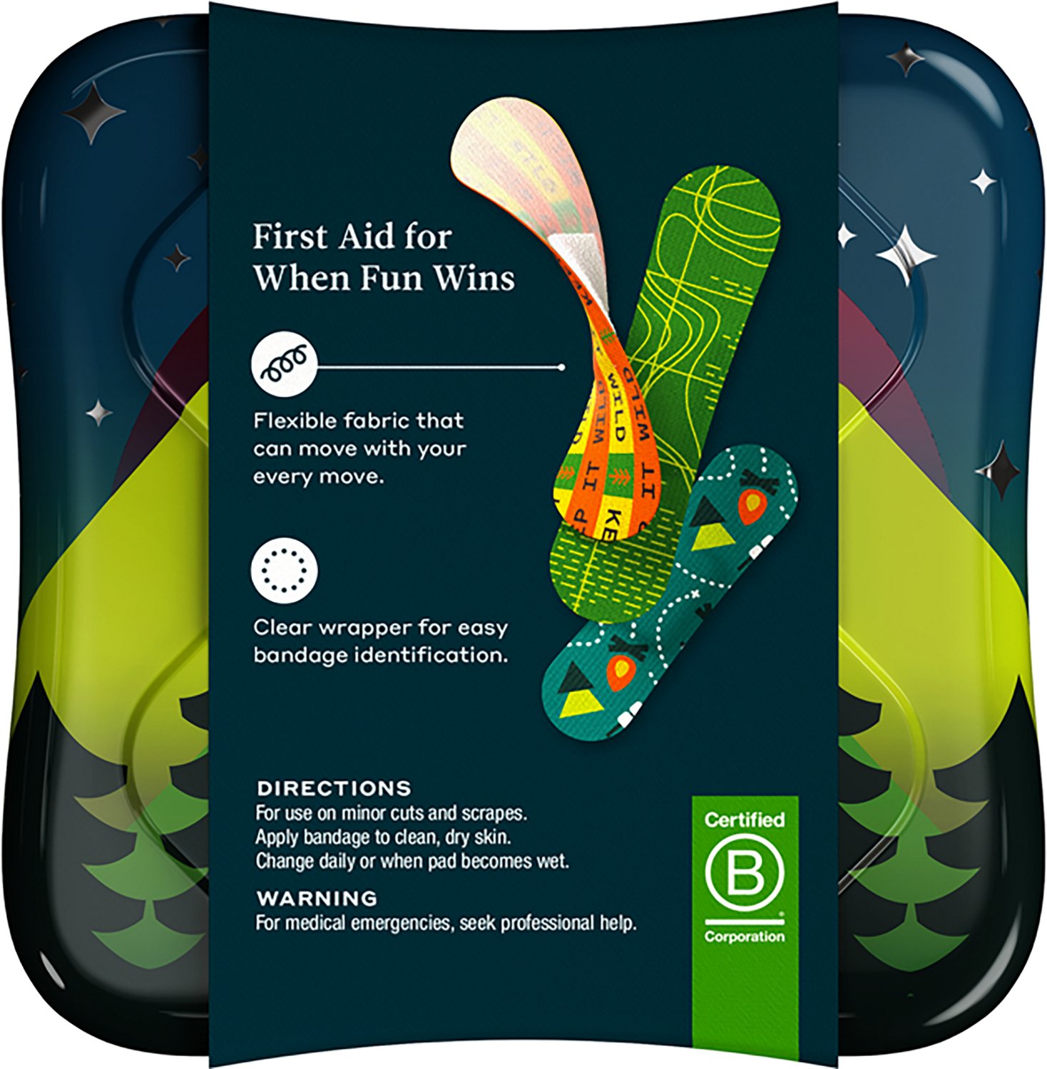 Welly Camping Bravery Badges Adhesive Bandages 48-Pack                                                                           - view number 2