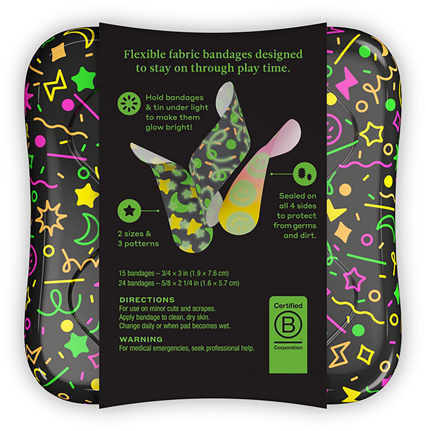 Welly Glow in the Dark 39-Count Bandages                                                                                         - view number 2