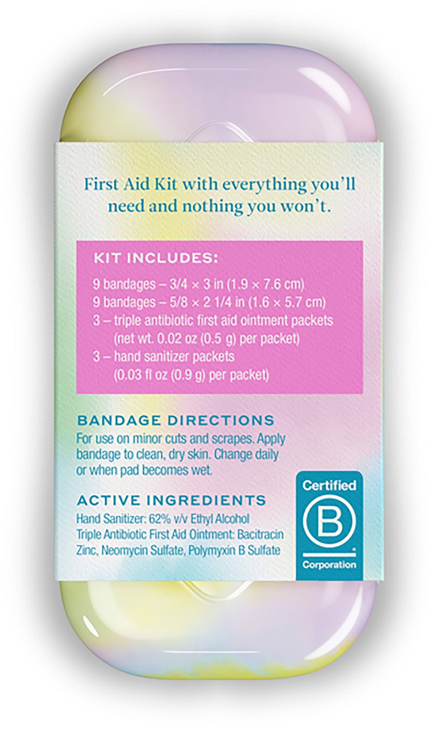 Welly Quick Fix Kit Colorwash 24-Count Bandage Tin                                                                               - view number 2
