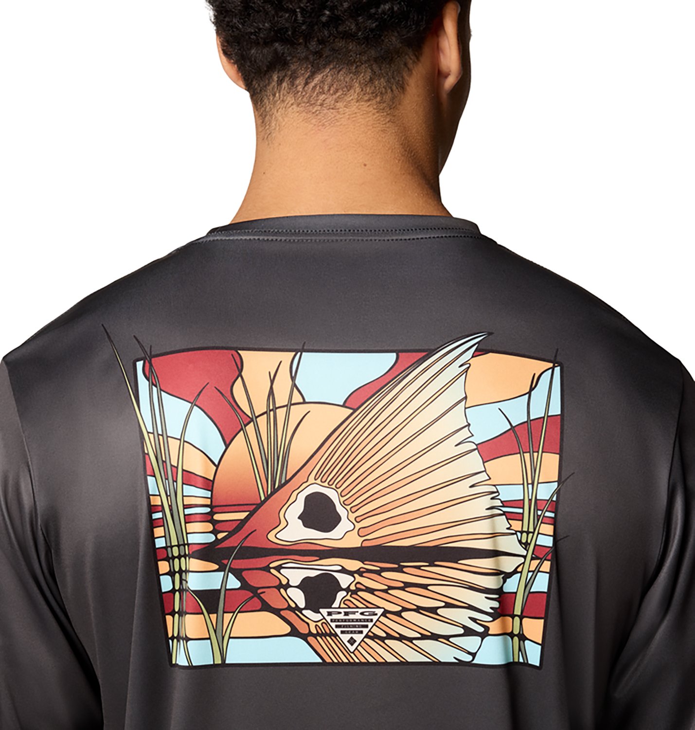 Columbia Sportswear Men's Terminal Tackle PFG Fish Shine Long Sleeve T-shirt - view number 5