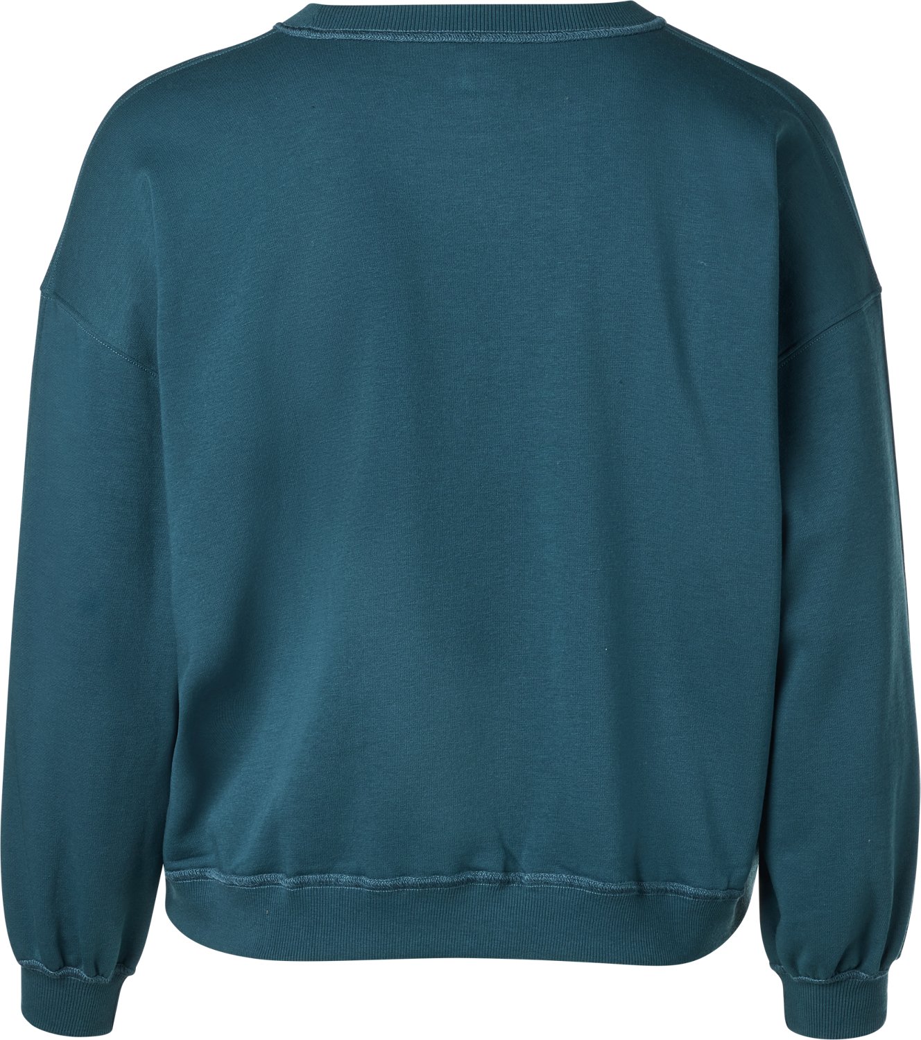 Live Outside the Limits Women's Trippy Mushrooms Graphic Crew Fleece Shirt - view number 2