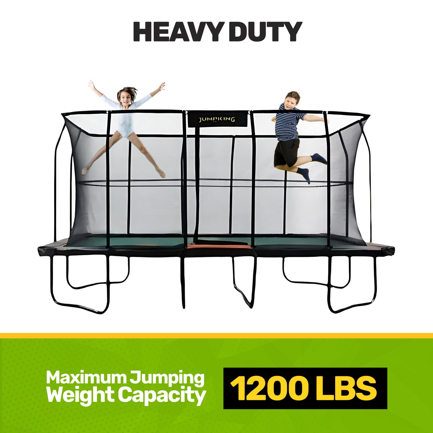 Jumpking ProSeries 10 x 18 ft Rectangle Trampoline - view number 4
