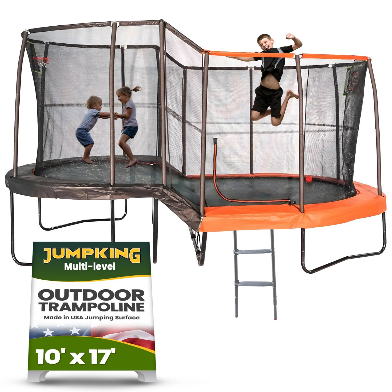 Jumpking 10 ft x 17 ft Oval Multi-Level Trampoline                                                                               - view number 6