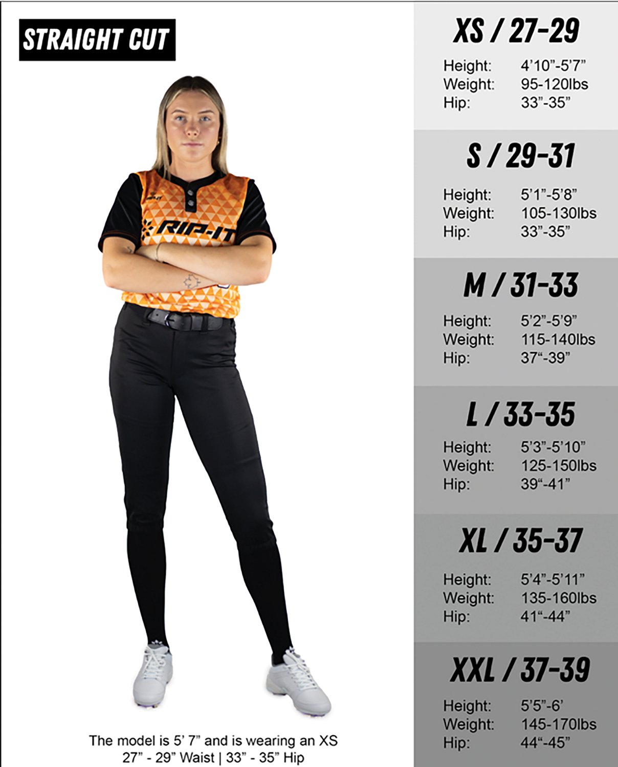 RIP-IT Women's Revolution Straight Softball Pants - view number 3