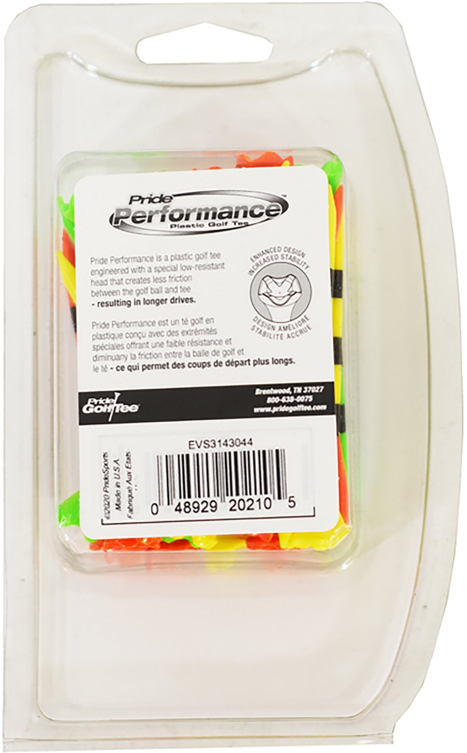 JEF World of Golf Pride 3-1/4 in Fruit Plastic Golf Tees                                                                         - view number 3