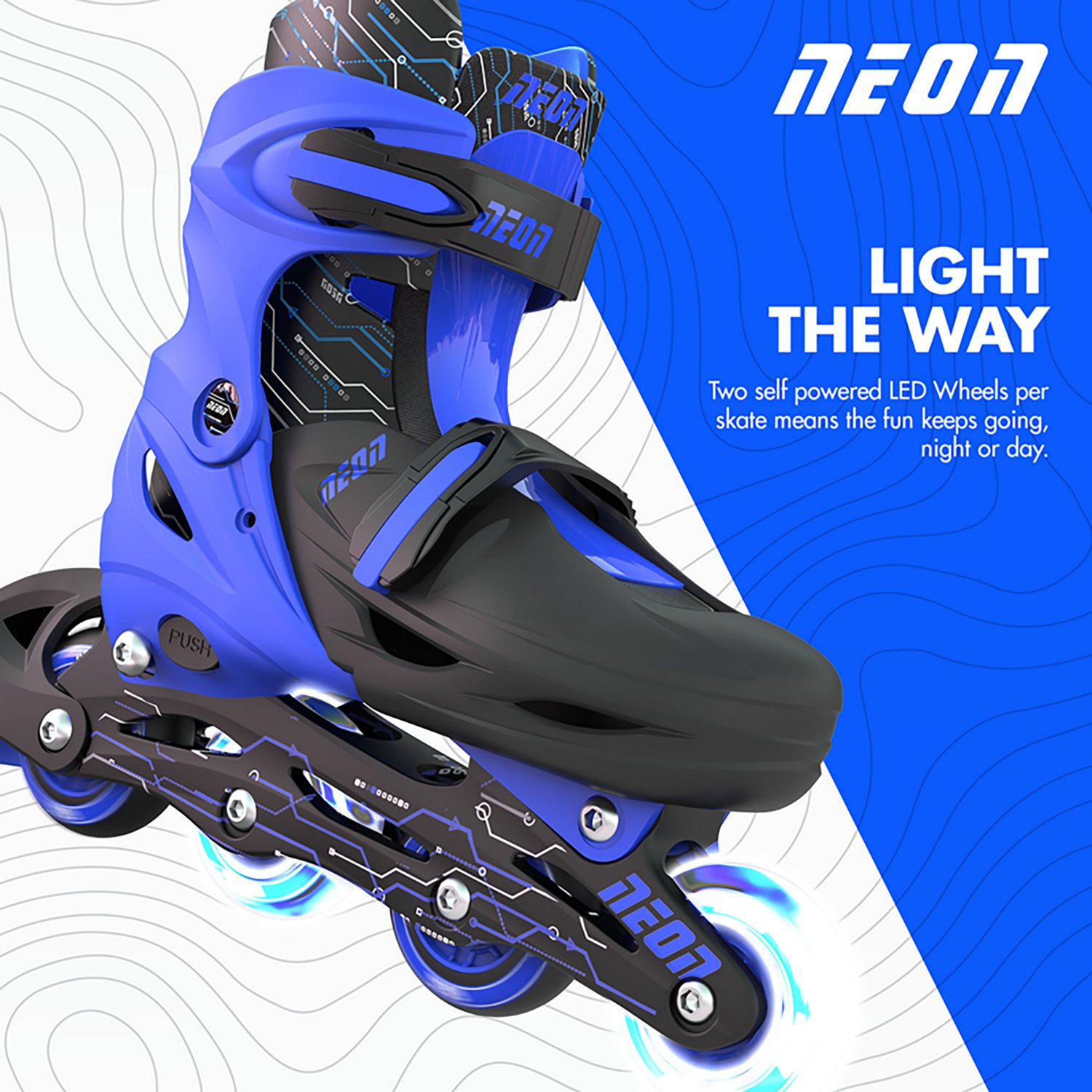 Yvolution Kids' Neon Combo Adjustable Skates - view number 4