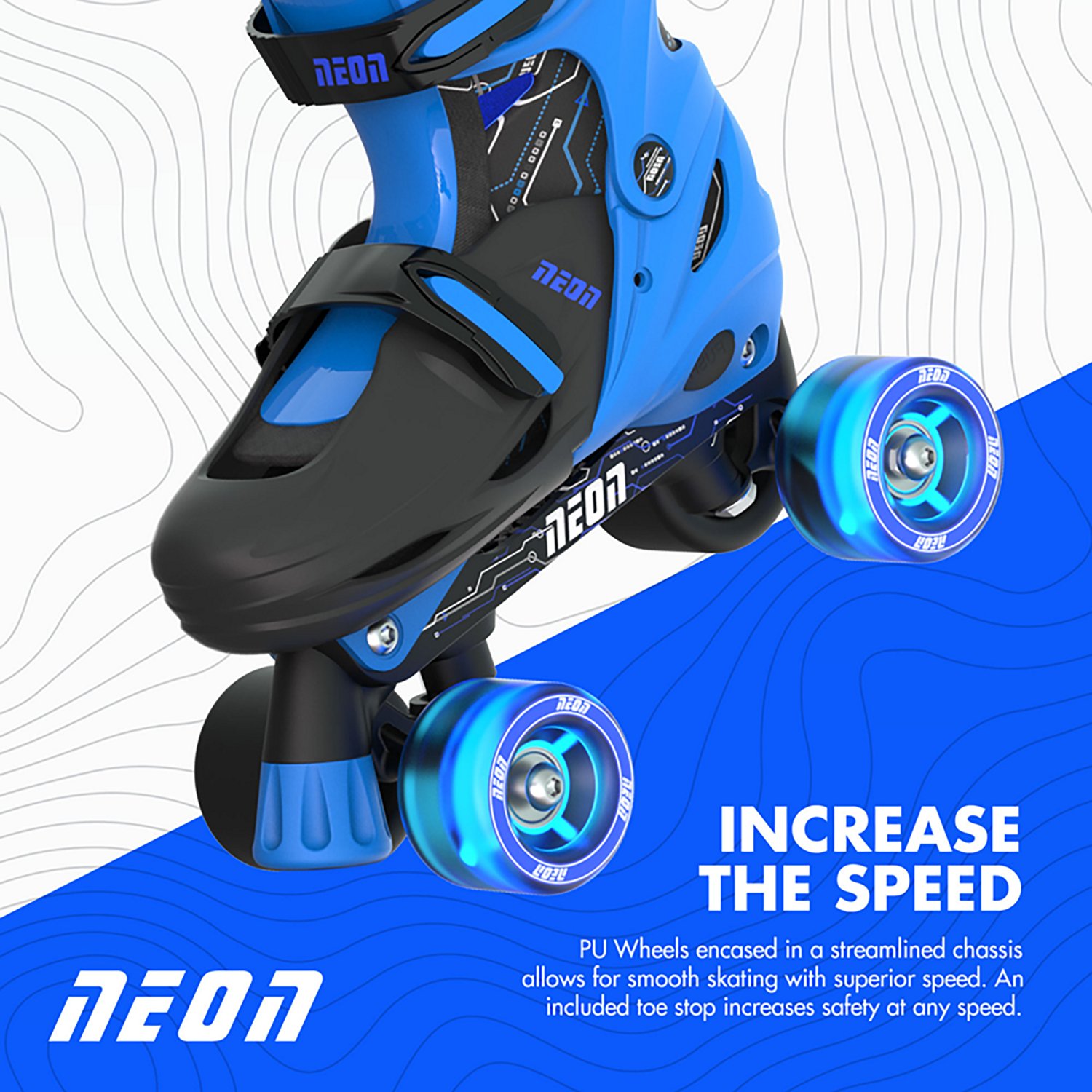 Yvolution Kids' Neon Combo Adjustable Skates - view number 6