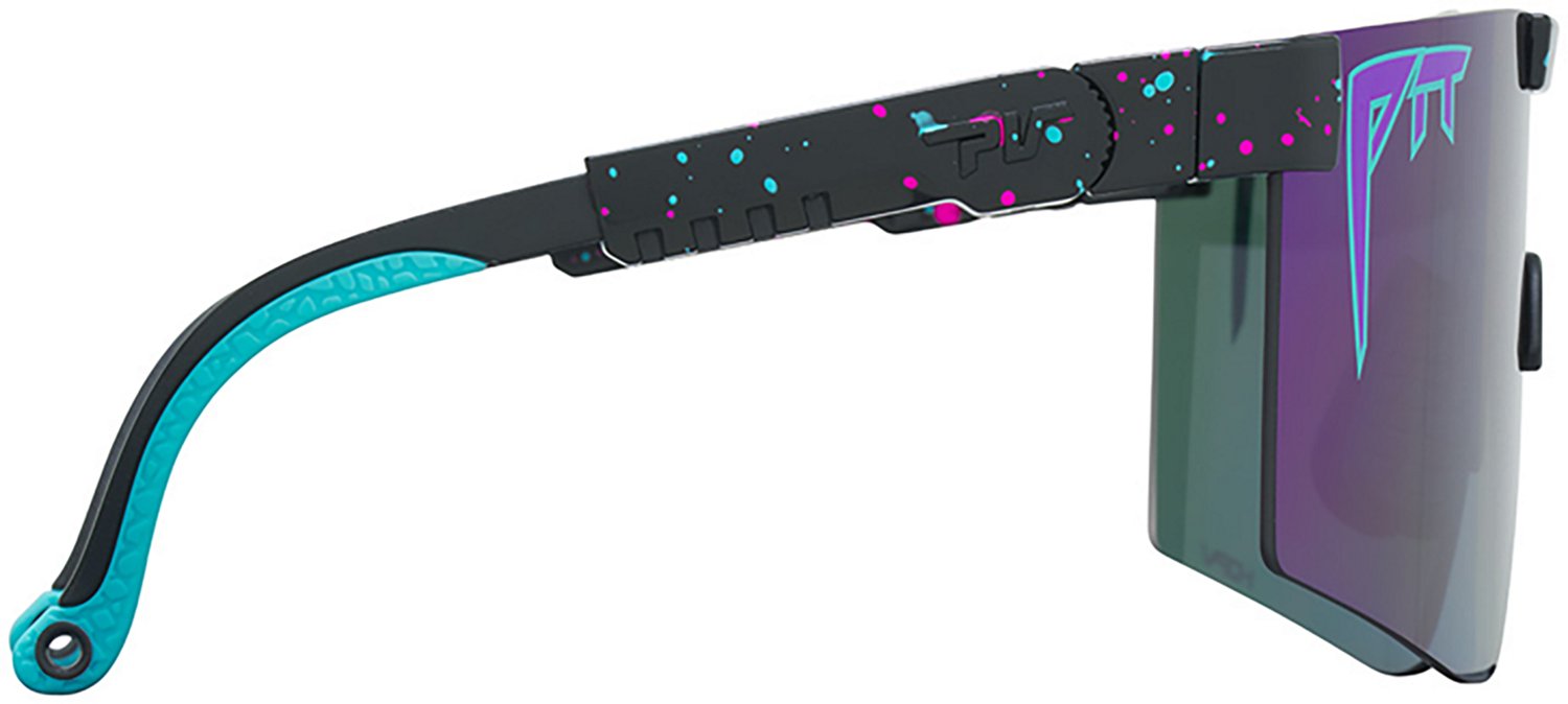 Pit Viper Midnight Original Narrow Frame Polarized Mirrored Sunglasses - view number 3