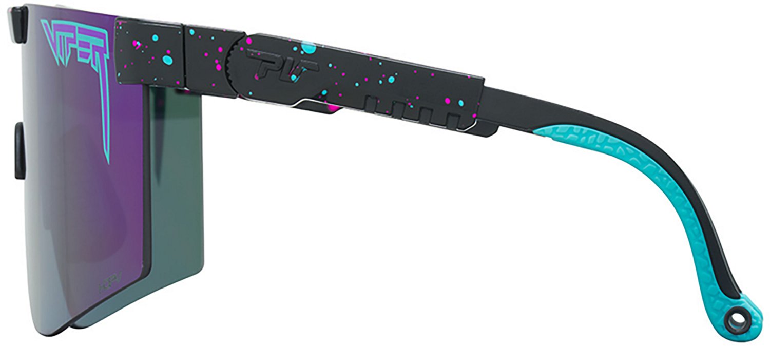 Pit Viper Midnight Original Narrow Frame Polarized Mirrored Sunglasses - view number 4