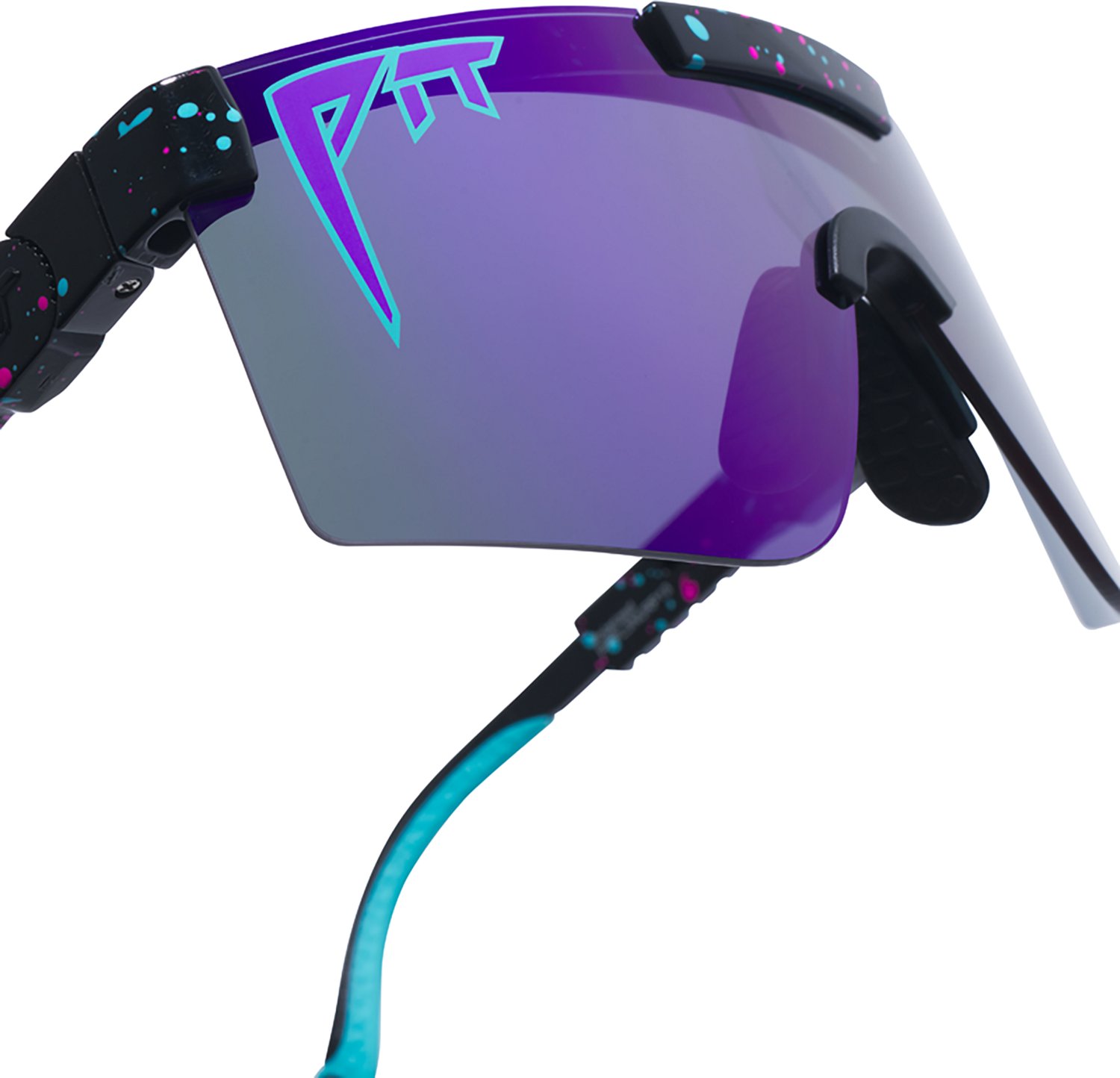 Pit Viper Midnight Original Narrow Frame Polarized Mirrored Sunglasses - view number 7