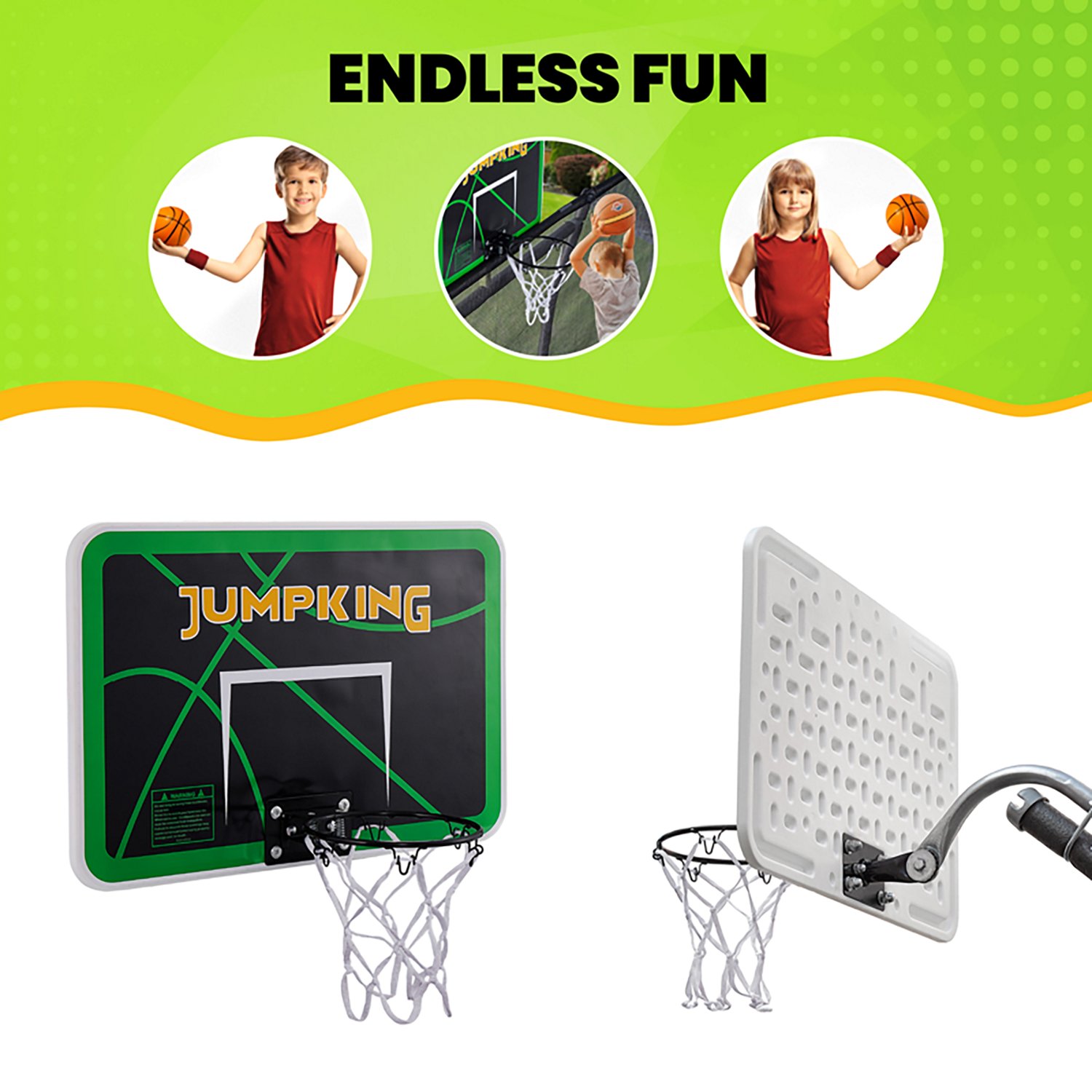 Jumpking Trampoline Basketball Hoop Set - view number 2