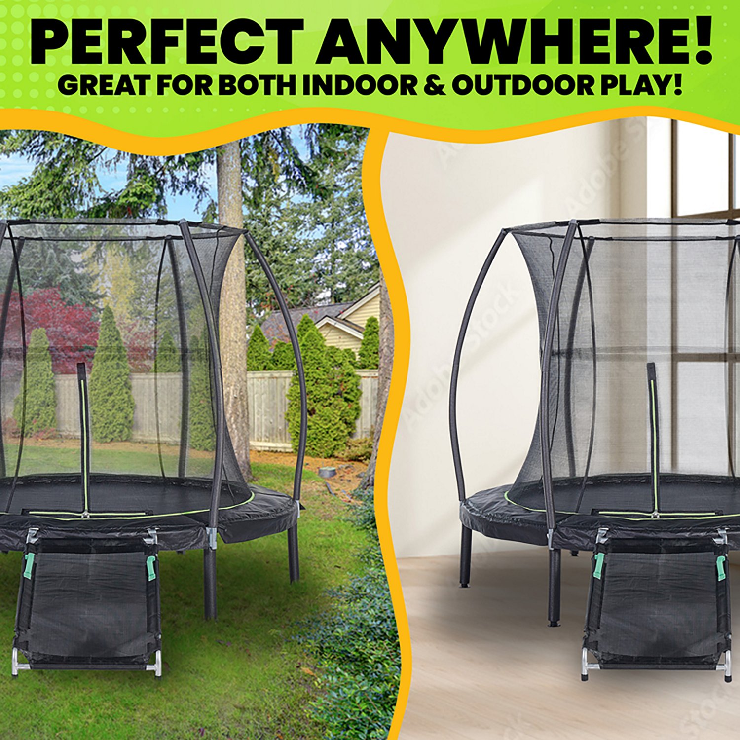 Jumpking 7 ft Round Trampoline with Enclosure Ramp - view number 4