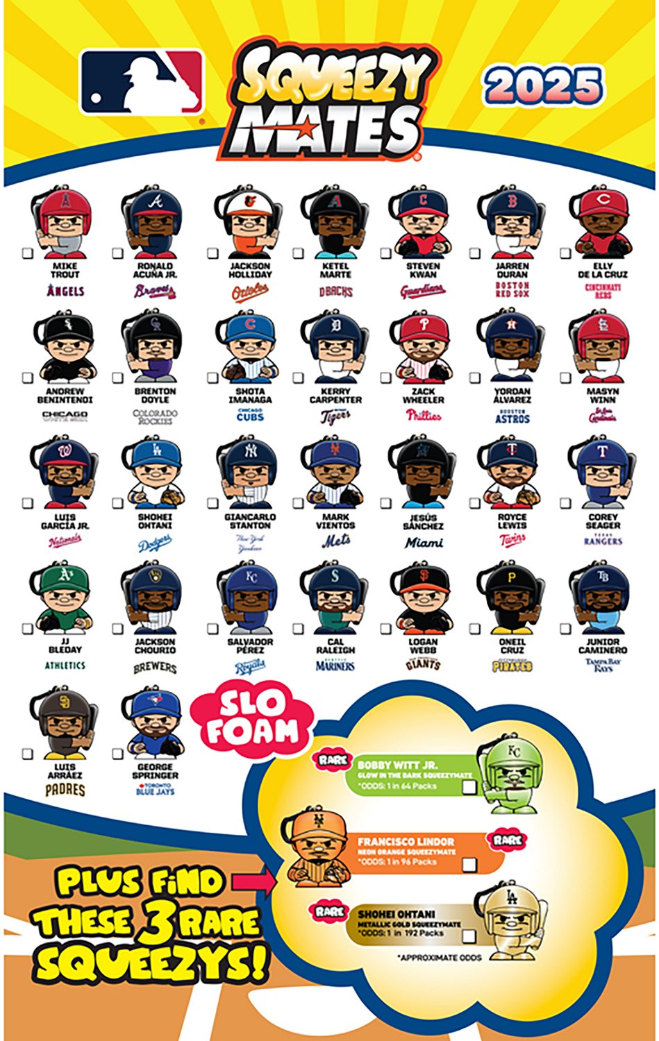 SqueezyMates MLB 2025 Blind Pack - view number 2