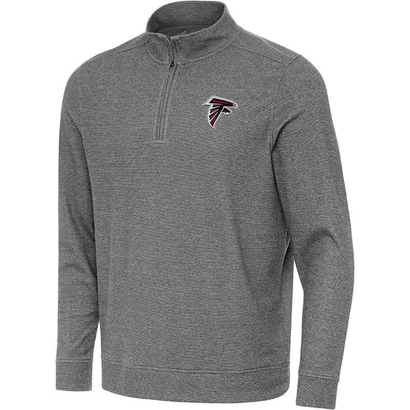 Antigua Men's Atlanta Falcons Subtle QZ 1/4 Mock Pullover