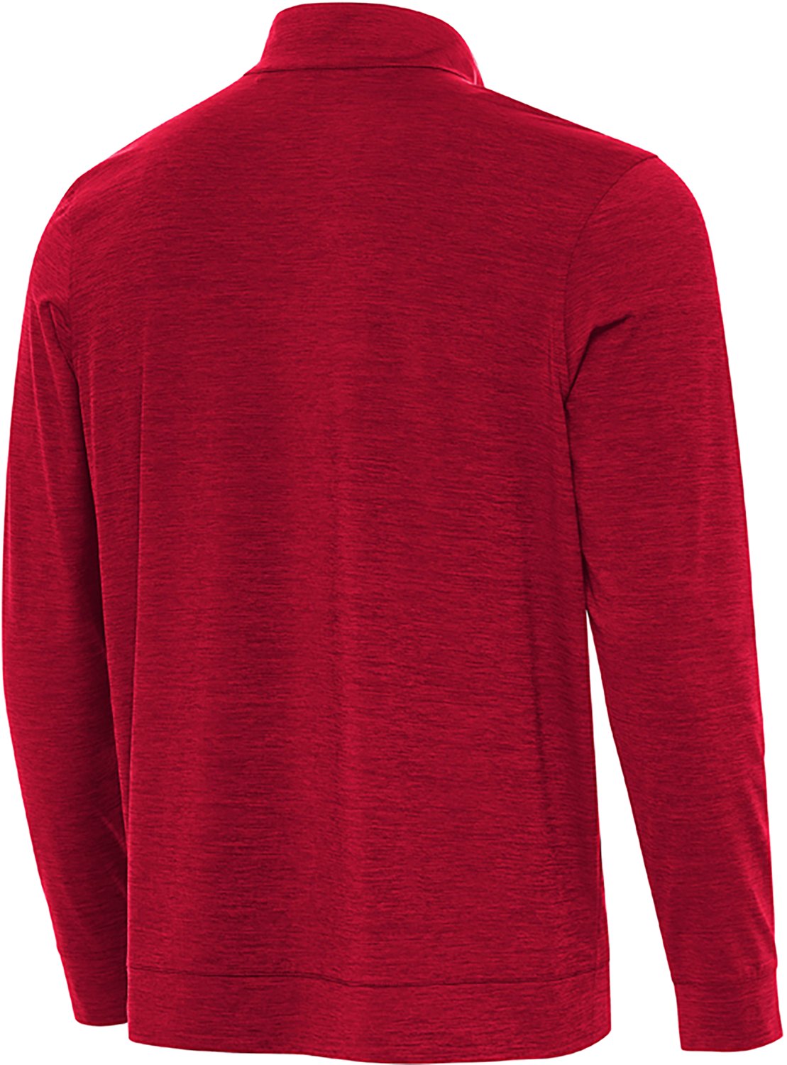 Antigua Men's Houston Texans Bright 1/4 Zip Mock Pullover - view number 2