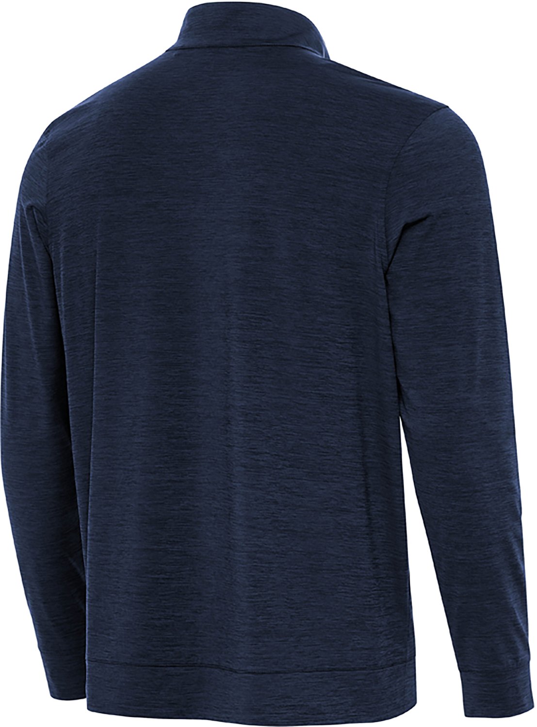 Antigua Men's Houston Texans Bright 1/4 Zip Mock Pullover - view number 2