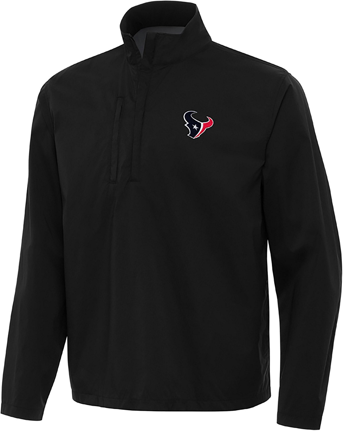 Antigua Men's Houston Texans Brisk 1/4 Zip Pullover - view number 1