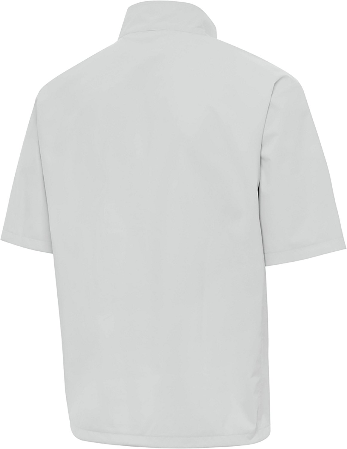 Antigua Men's Houston Texans Brisk Short Sleeve 1/4 Zip Pullover - view number 2