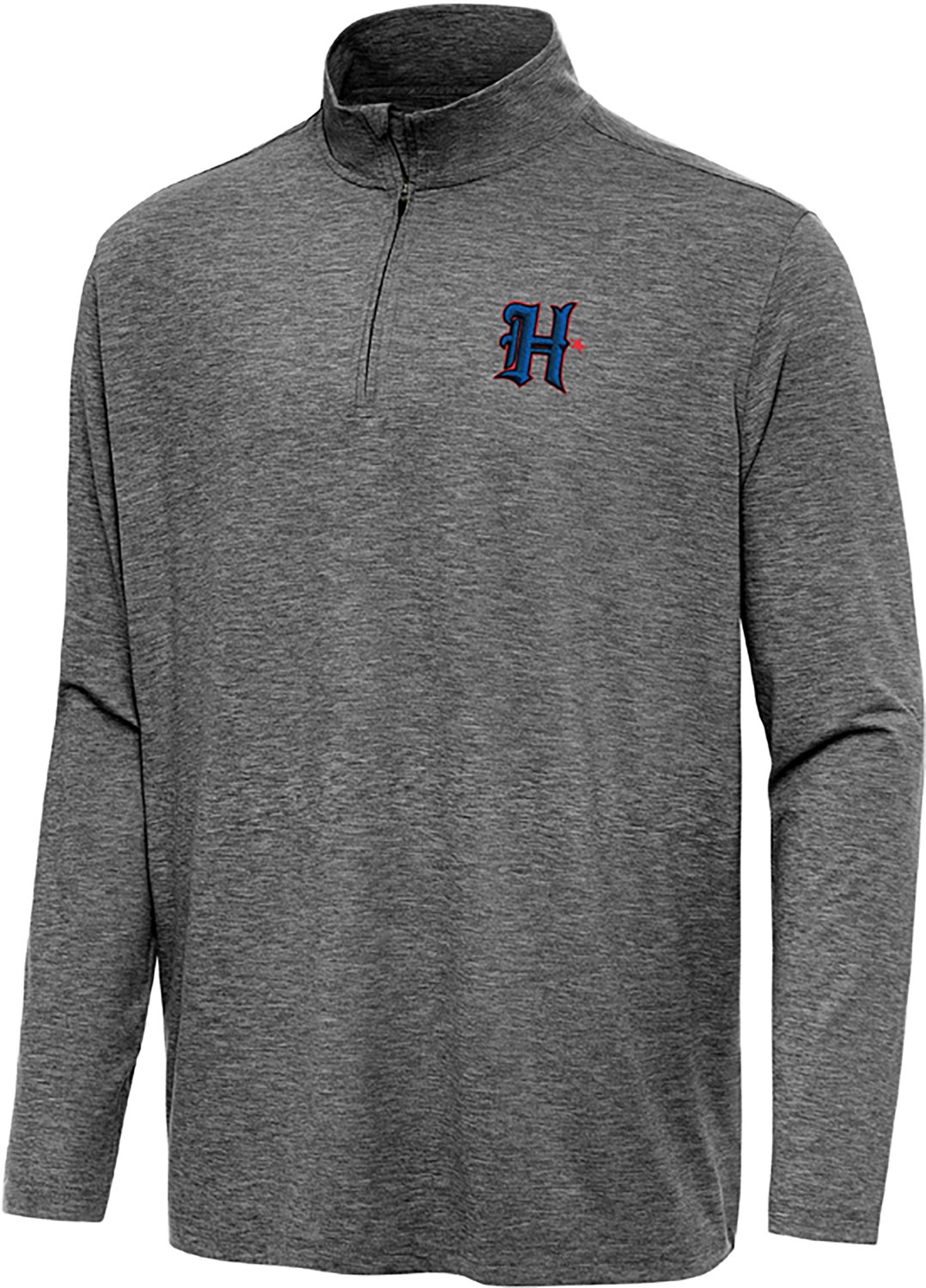 Antigua Men's Houston Texans H-Town Hunk QZ Pullover - view number 1