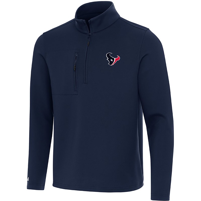 Antigua Men's Houston Texans Insider QZ Pullover