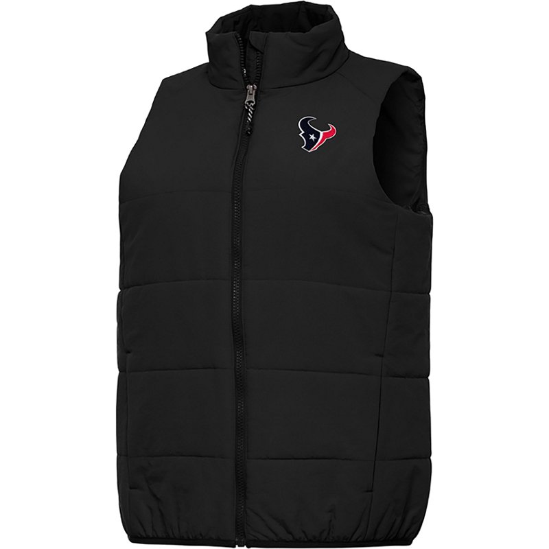 Women's Antigua  Black Houston Texans Experience Full-Zip Vest